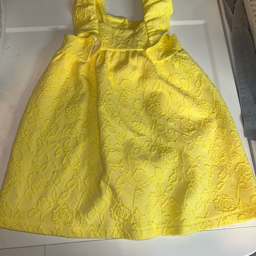 Janie and Jack Sunny Yellow Dress